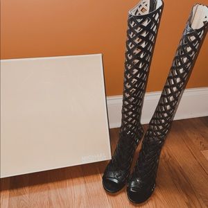 Michael Kors "Larissa" Leather Boots